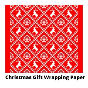 Printed Christmas Wrap