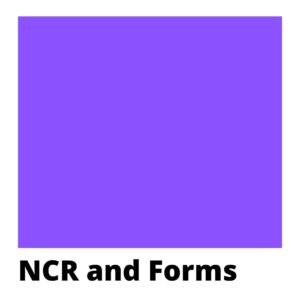 Printing NCR and Forms